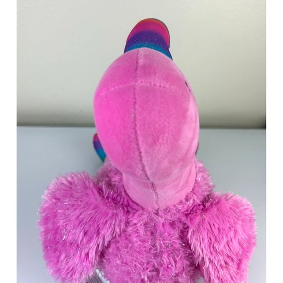 Build-a-Bear Rainbow Flamingo Pink Plush Stuffed Animal 20.5" Toy - Picture 5 of 13